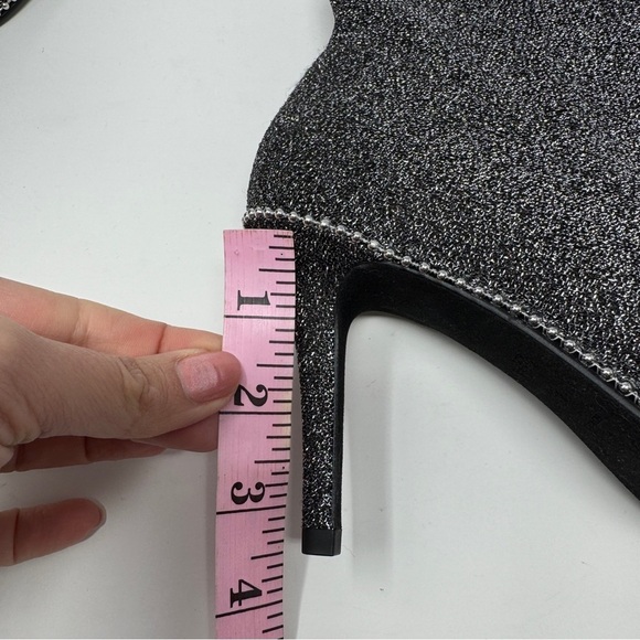 Coach Whitny Bootie Silver Metallic & Black - Picture 11 of 14